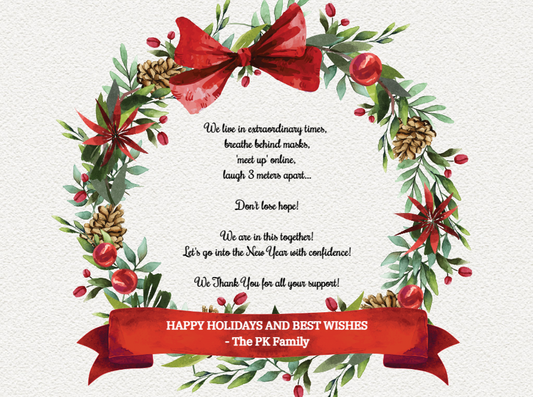 Merry Christmas and Happy Holidays from the PK Family to Yours!