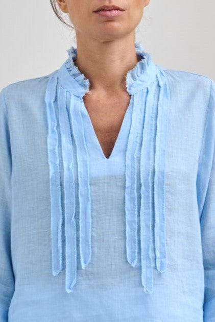 Bohemian Linen Blouse