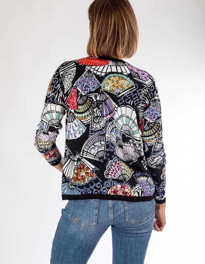 Art Deco Fan Patterned Twin Set