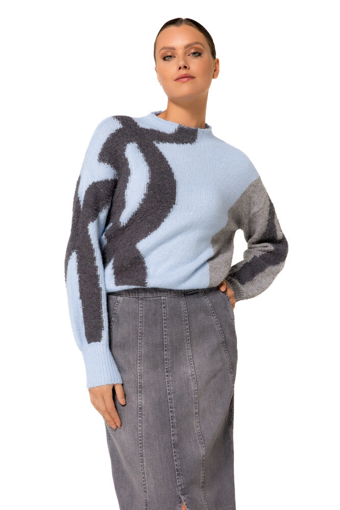 Infinity Contrasting Sweater