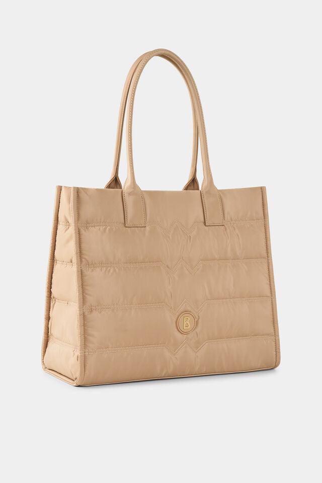 Zig Zag Quilted Tote Bag
