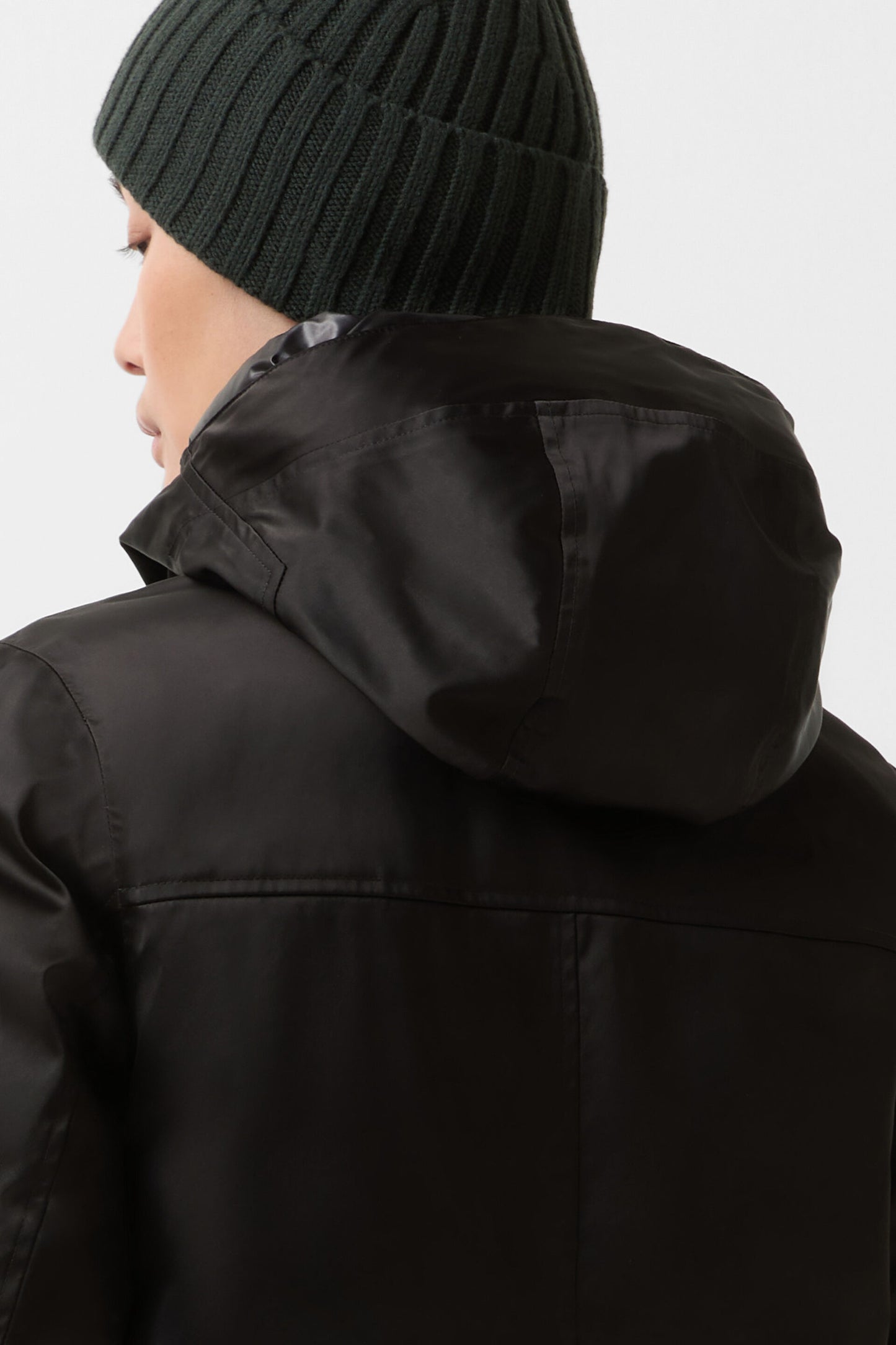 Satin Finish Sleek Down Coat