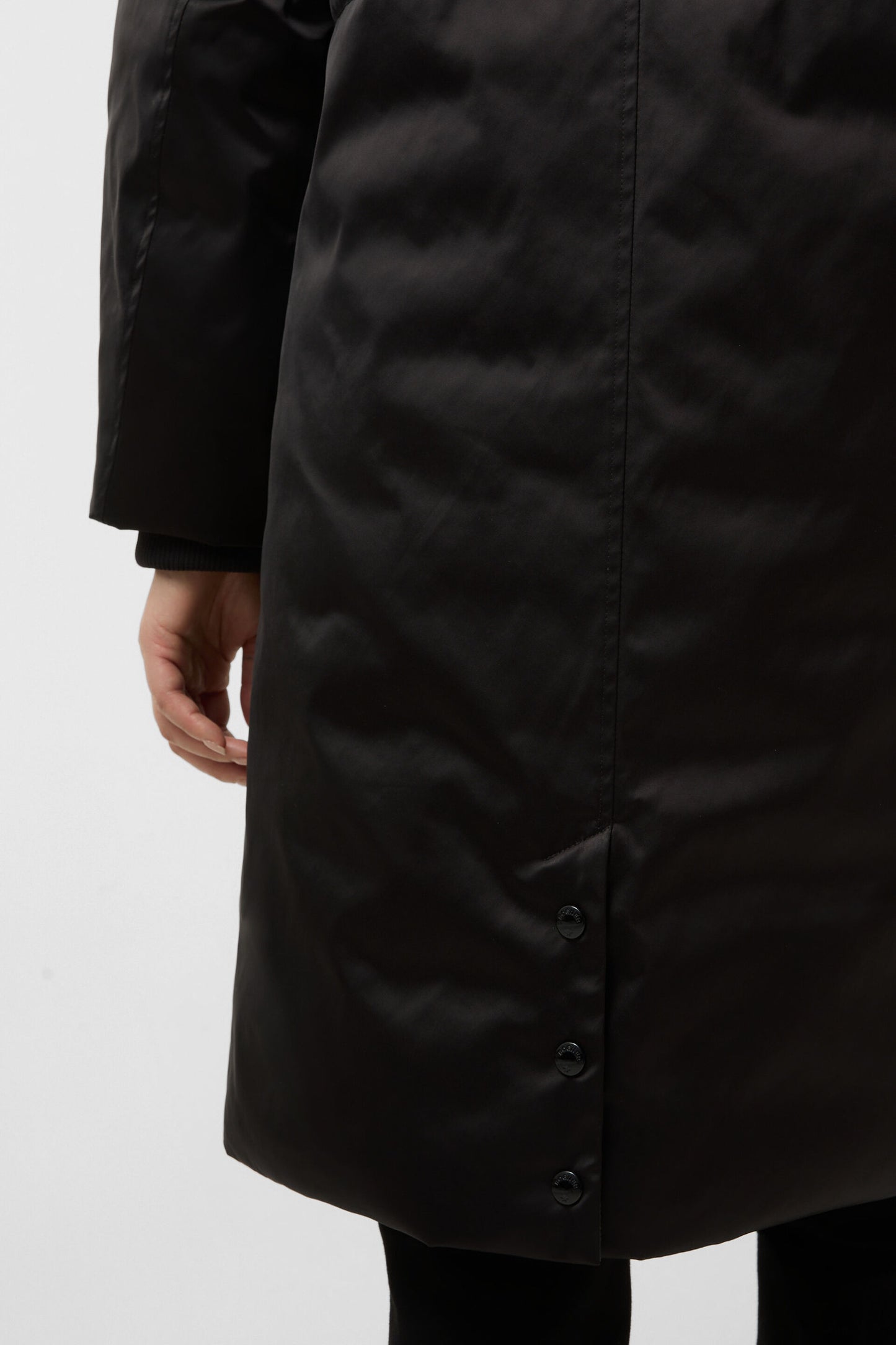 Satin Finish Sleek Down Coat