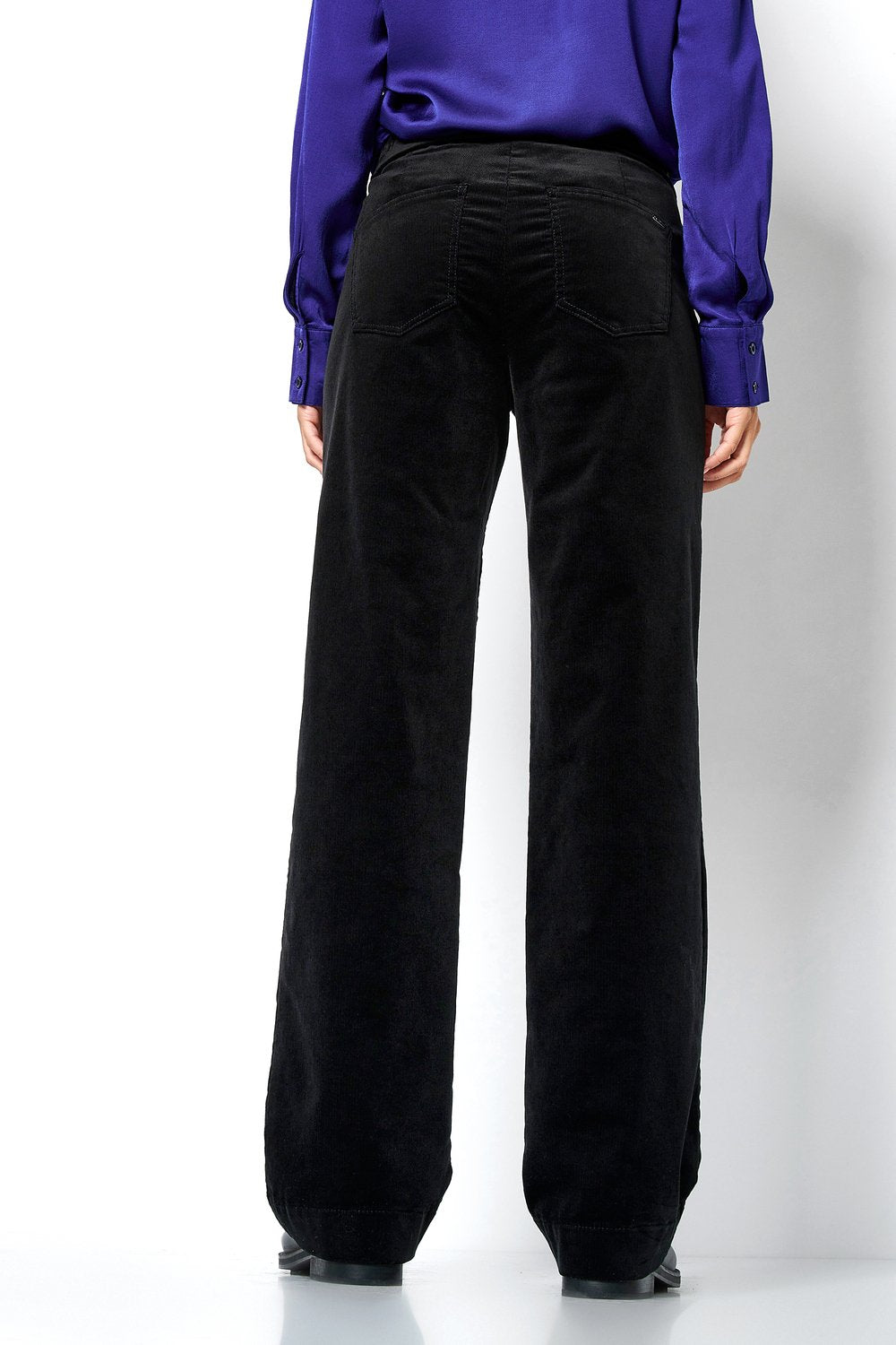 Ultra-fine Corduroy Wide Leg Pull-On