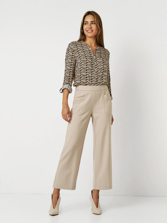 Knit Wide Leg Pull-On Pants