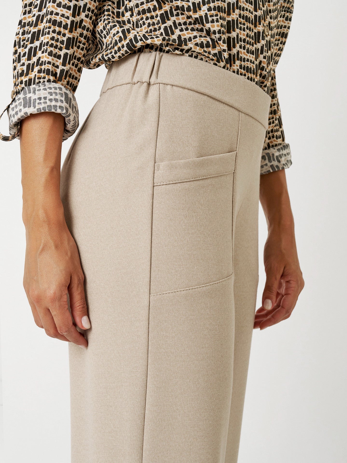 Knit Wide Leg Pull-On Pants