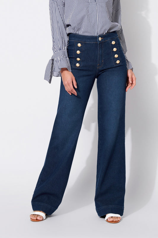 Bootcut Wide-leg Jean