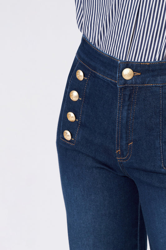 Bootcut Wide-leg Jean