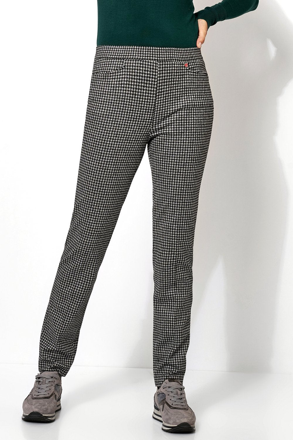 Houndstooth Winter Jersey Pant