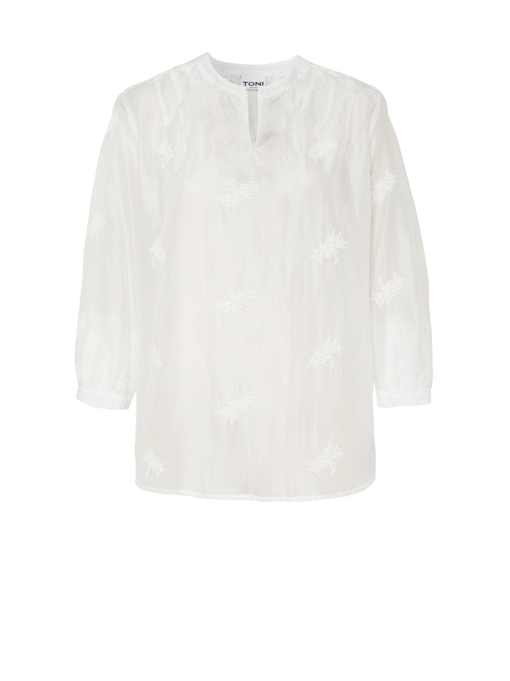Embroidered Cotton Organza Tunic