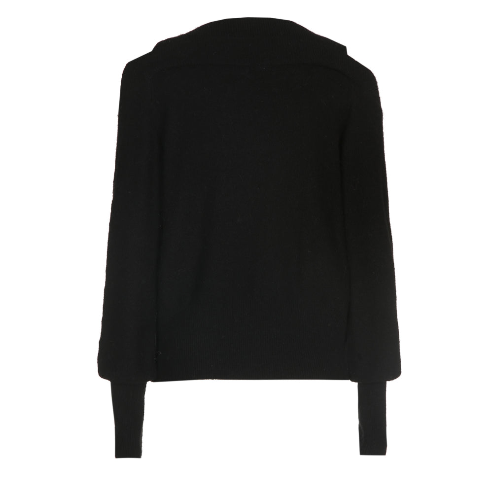 Sleek Exposed Shoulder Sweater