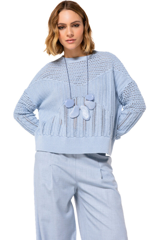 Multi Textured Sweater