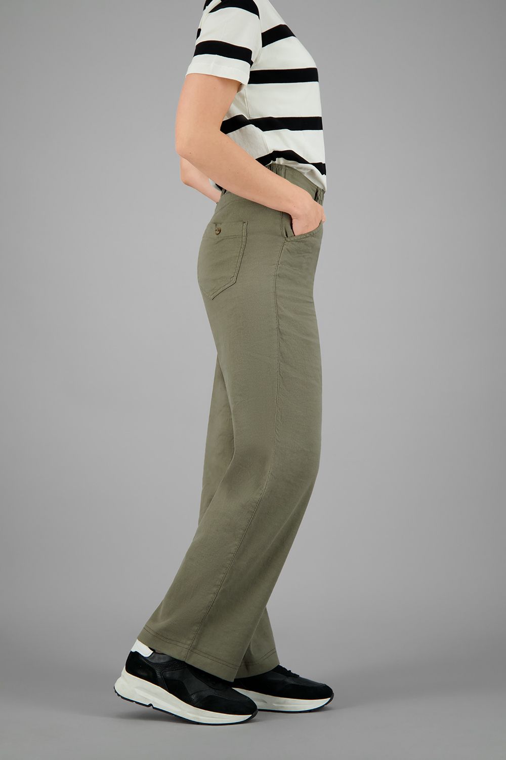 Linen Cotton Wide Leg Pants