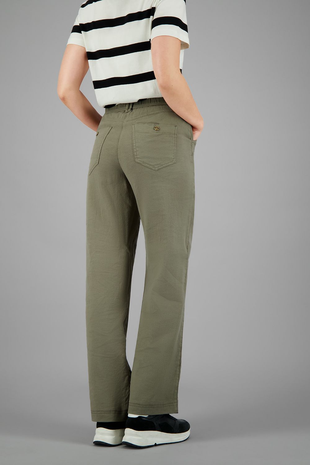 Linen Cotton Wide Leg Pants