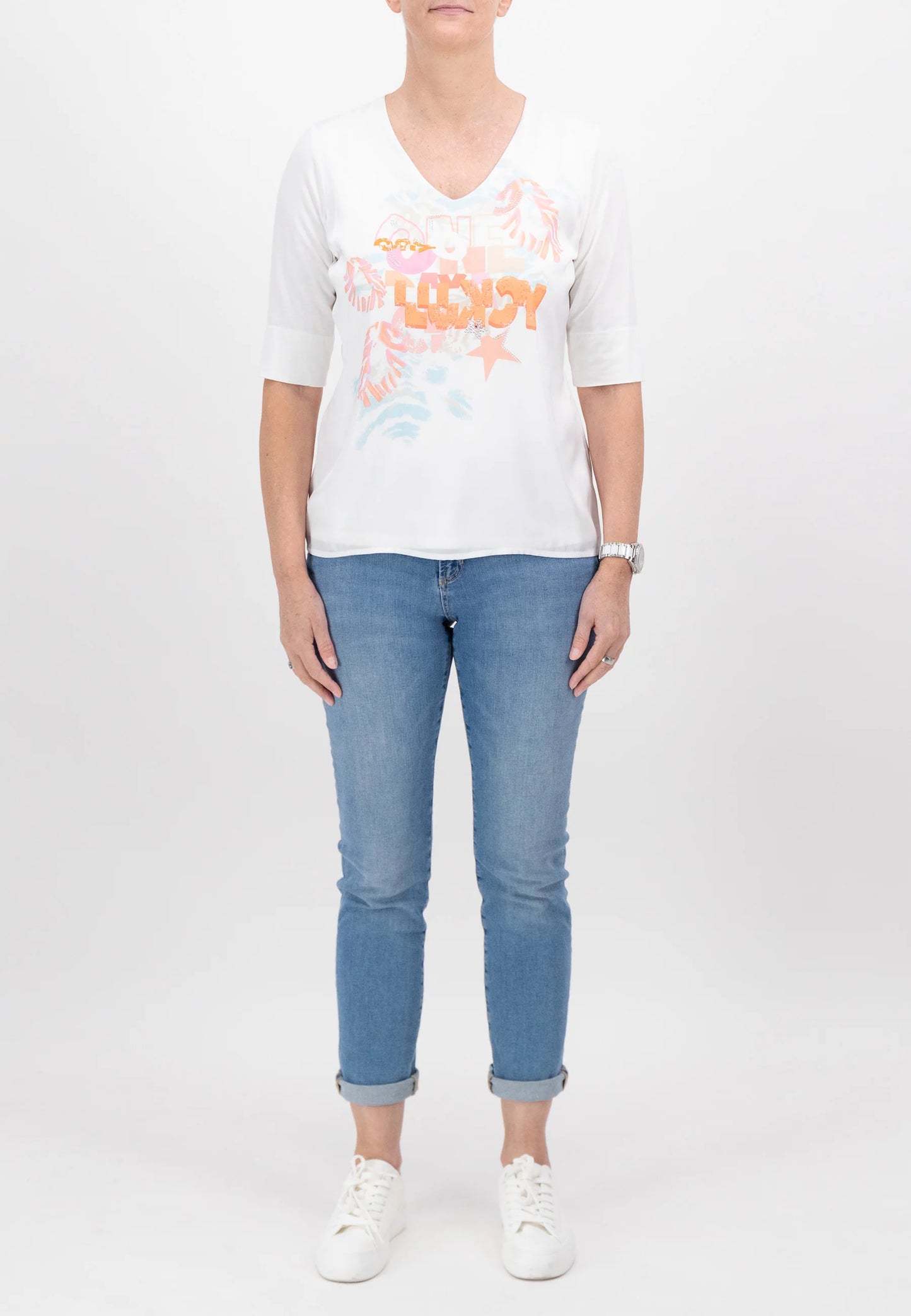 "Lucky One" Floridian V-Neck Tee