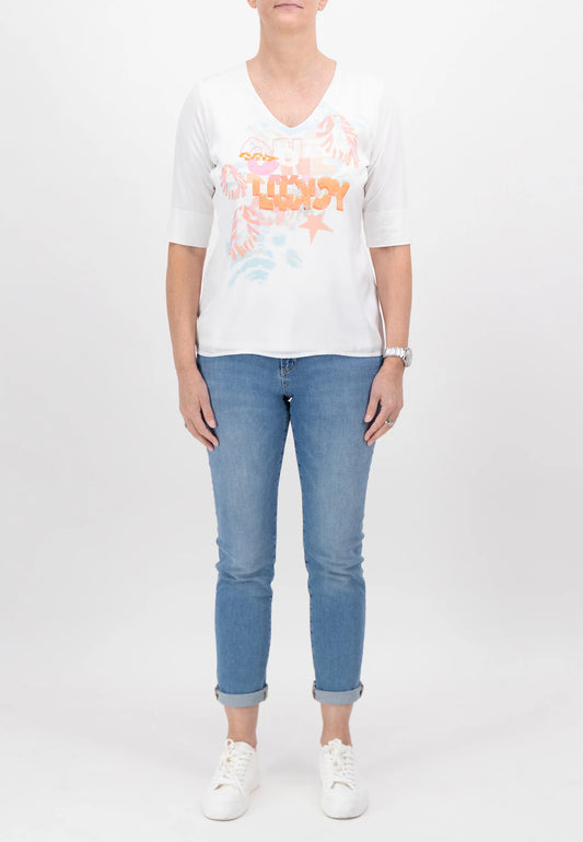 "Lucky One" Floridian V-Neck Tee