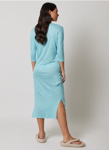 Luxe Linen Button-Up Dress