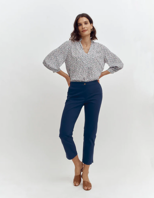 Cotton Blend Chino Pants