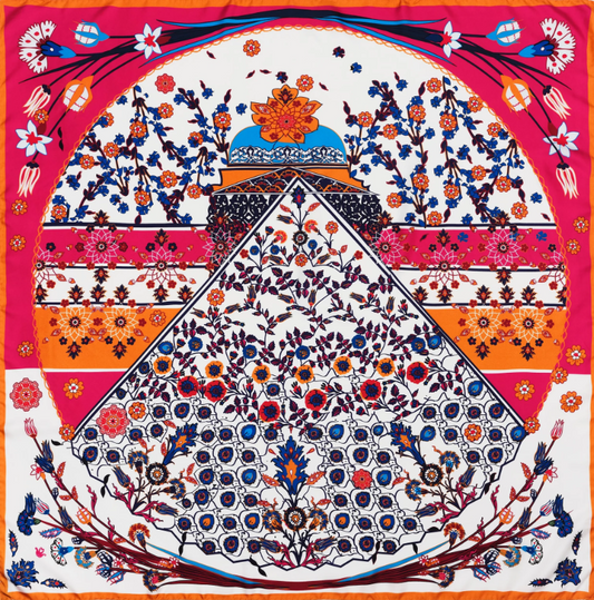 Iznik Art Silk Square