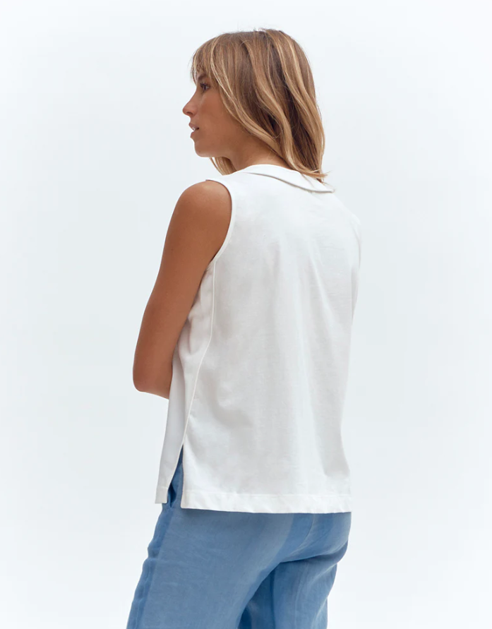 Shiny Crepe Jersey Tee