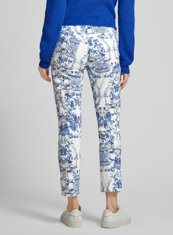 DELFT BLUE PATTERNED JEAN