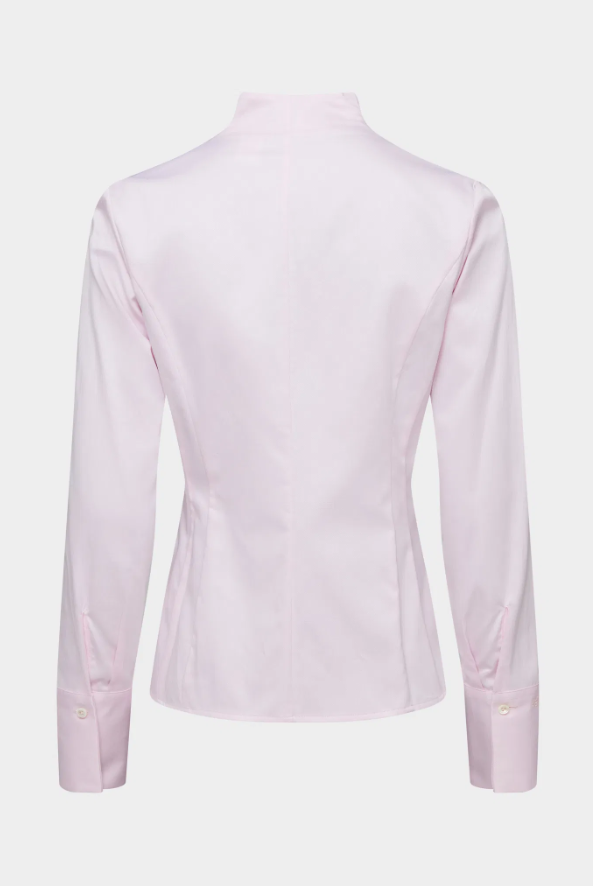 Chalice Collar Twill Blouse