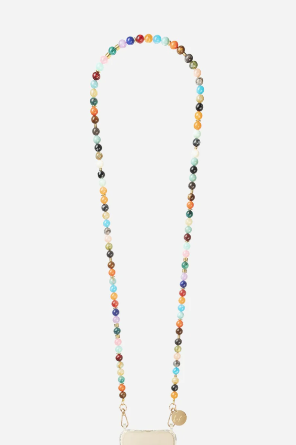 Colorful Beaded Long Phone Chain