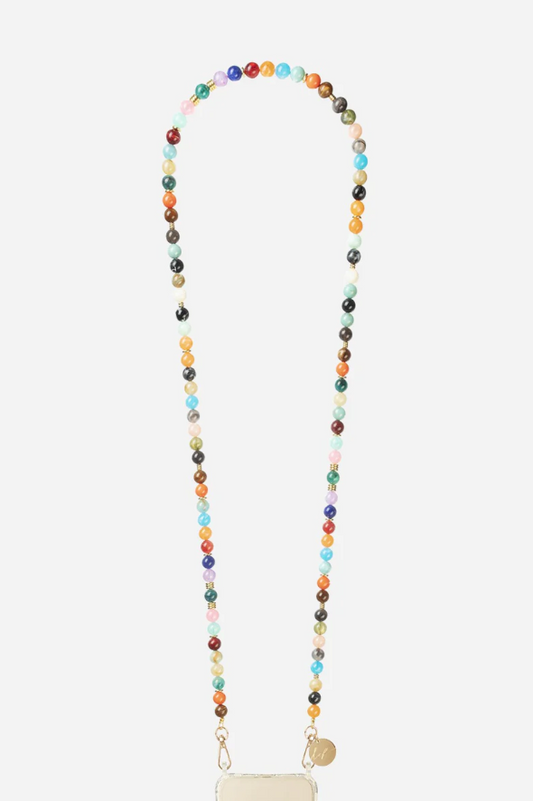 Colorful Beaded Long Phone Chain