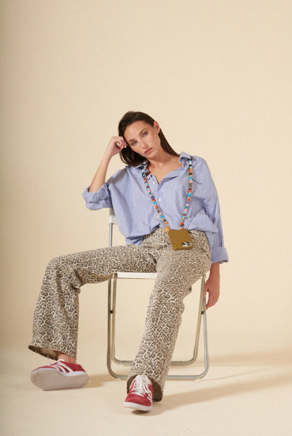 Colorful Beaded Long Phone Chain