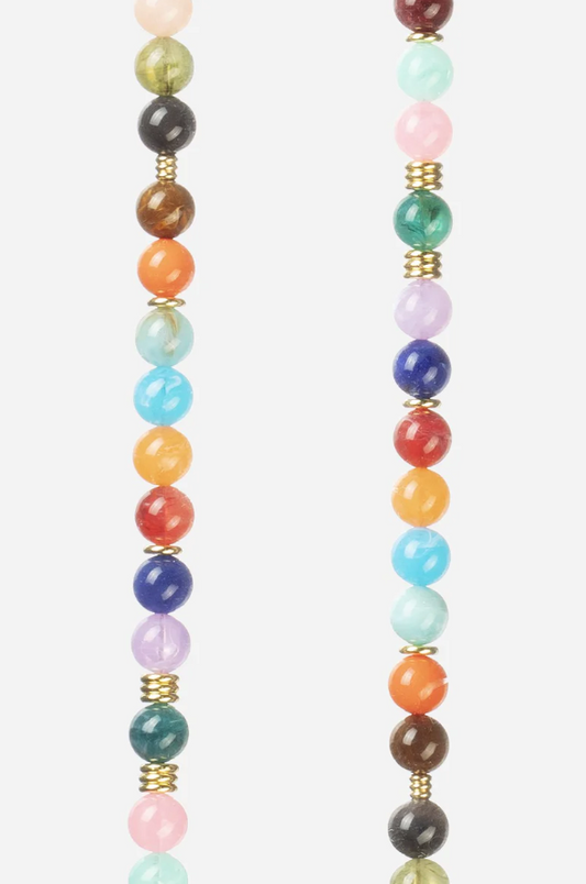 Colorful Beaded Long Phone Chain