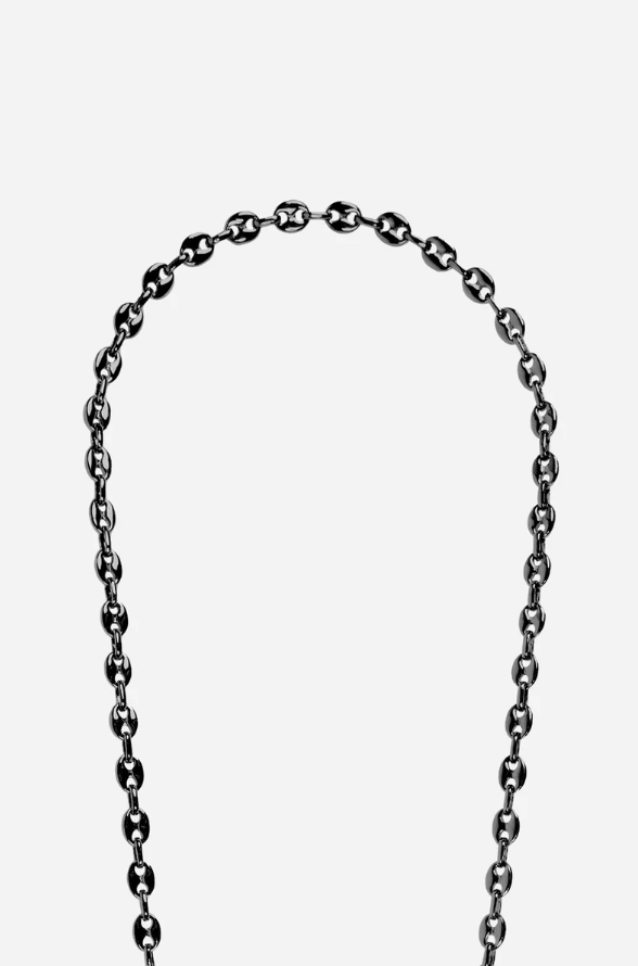 Black Coffee Bean Long Phone Chain