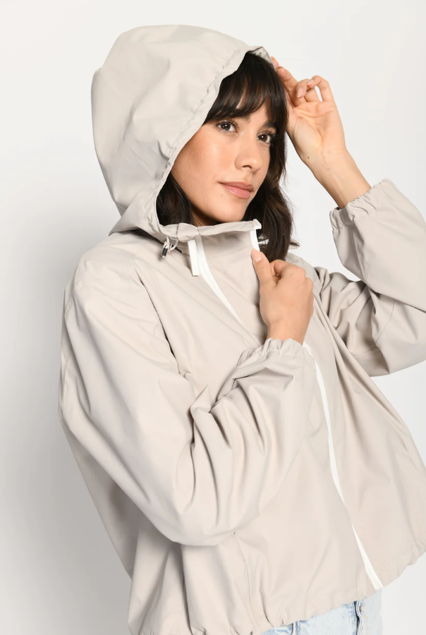 Short Funky Rain Bomber