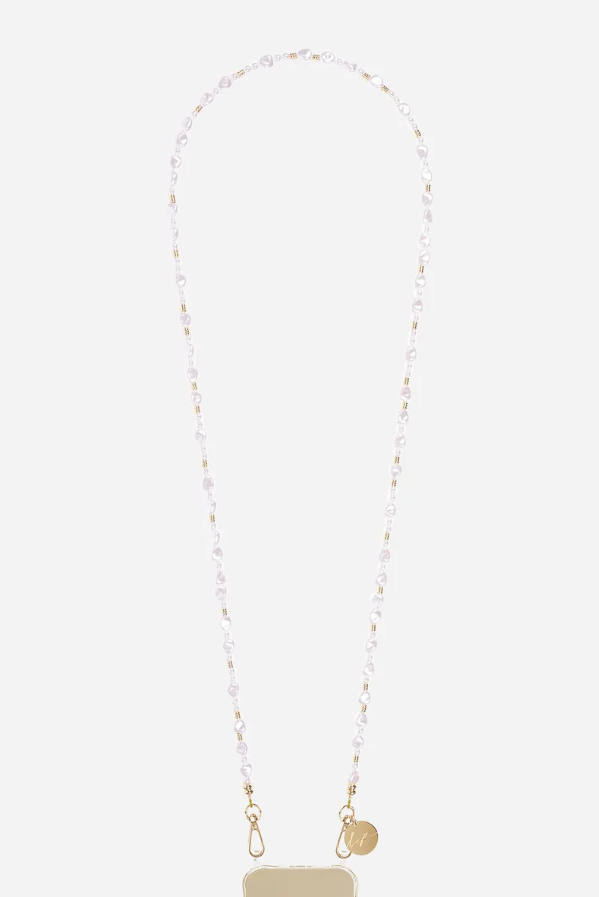 Baroque Pearls Gold-Plated Phone Chain