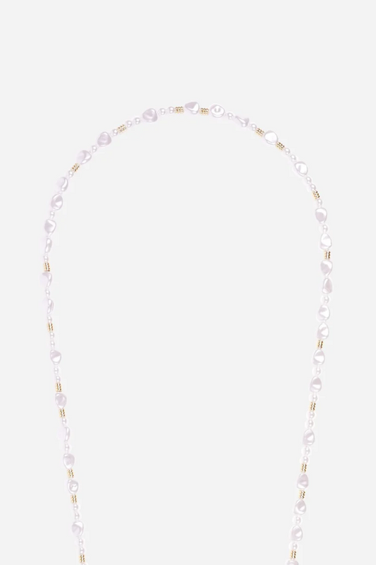 Baroque Pearls Gold-Plated Phone Chain