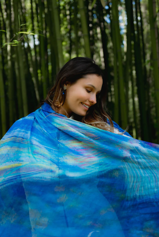 Degas Impressionist Organic Cotton Scarf