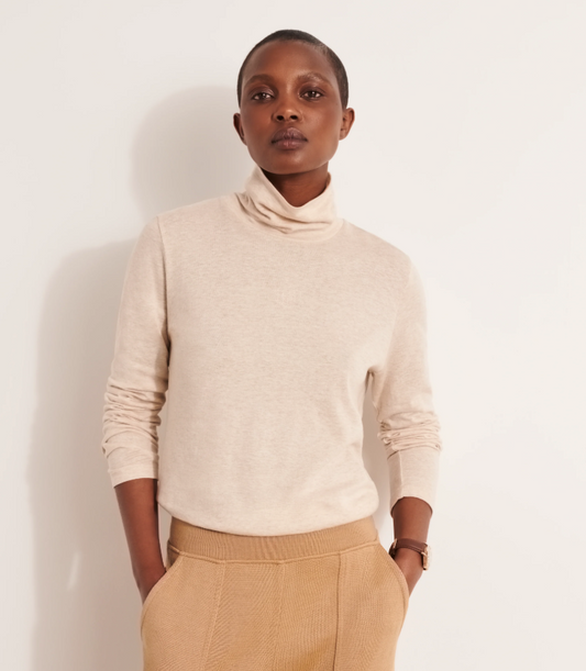 Cashmere & Cotton Turtleneck