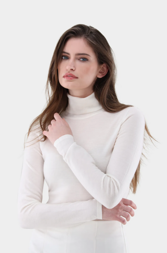 Ultra-Fine Merinos Wool Turtleneck
