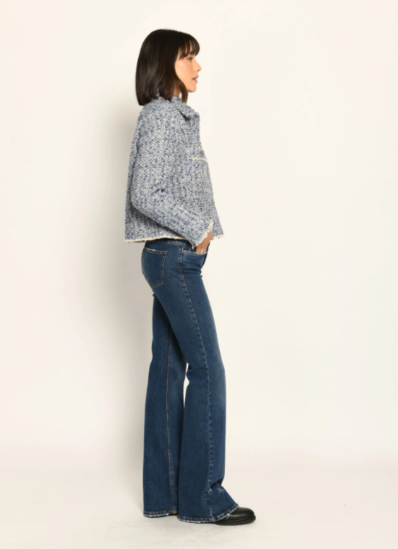 Wool Boucle Parisian Tweed Jacket