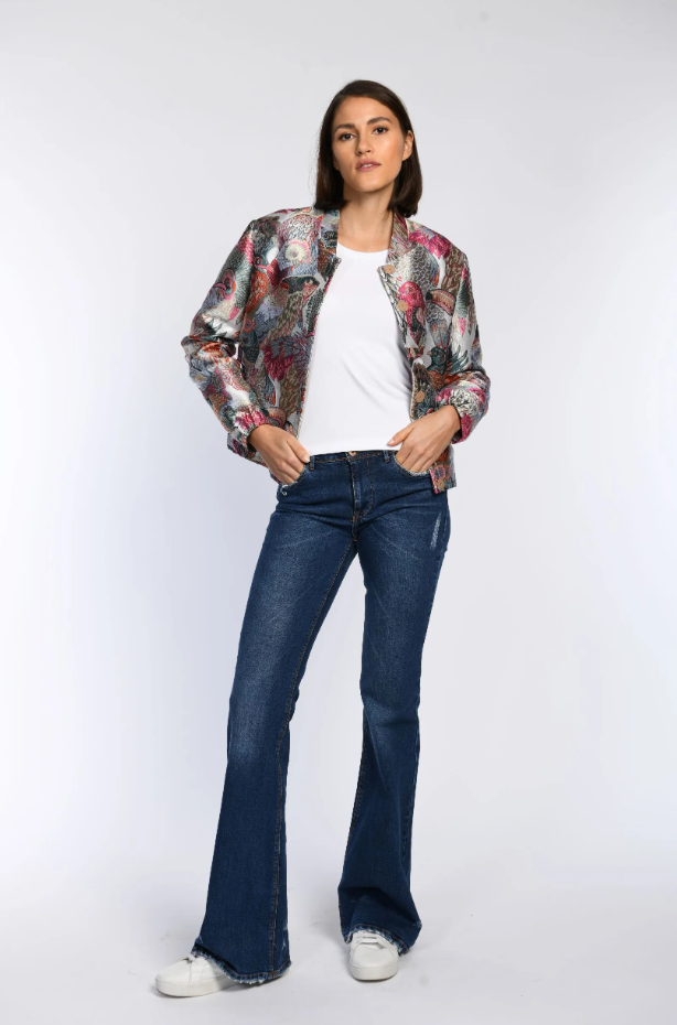 Love Birds Tapestry Blouson Jacket