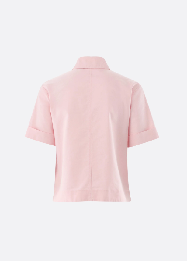 Organic Oxford Short Sleeve Blouse