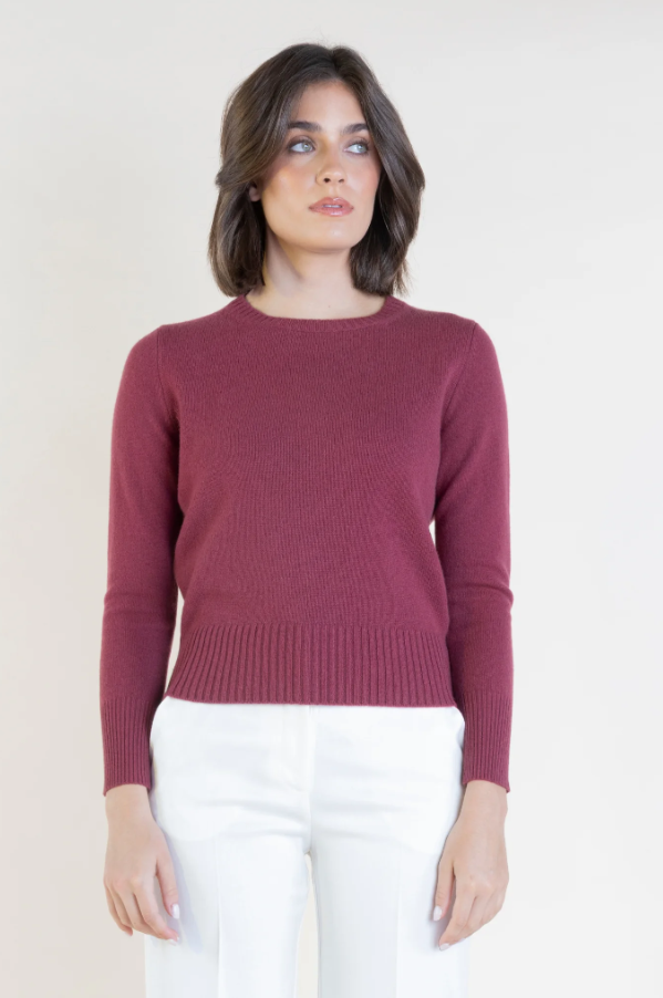Cashmere & Wool Crewneck Sweater