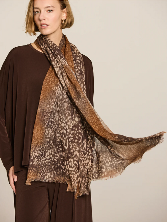 Python Speckled Wool Scarf