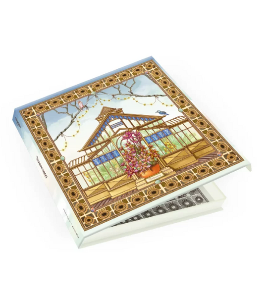 Orchid Greenhouse Bamboo Silk Square - Australia Edition