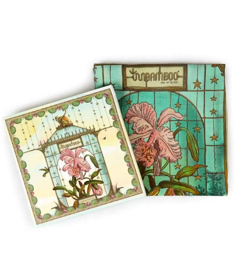 Orchid Greenhouse Bamboo Silk Square - Brazil Edition
