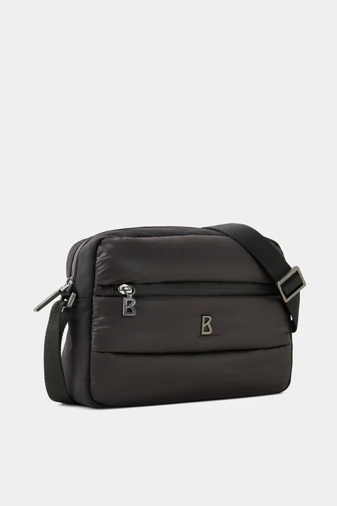 Quilted Front Zip Shoulderbag