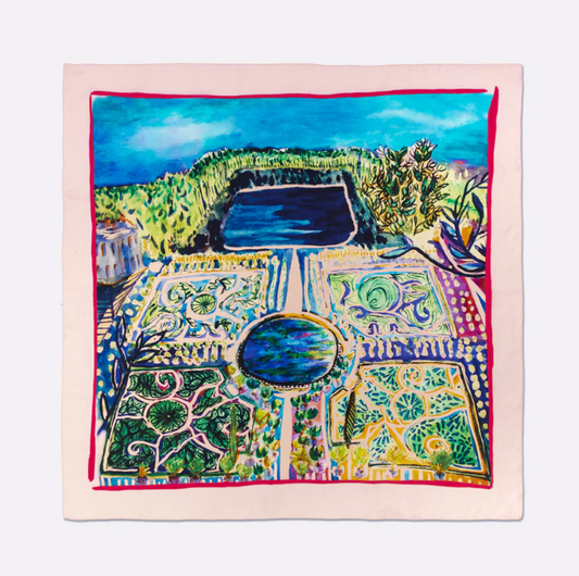 Songe De Versailles Jour Silk Square