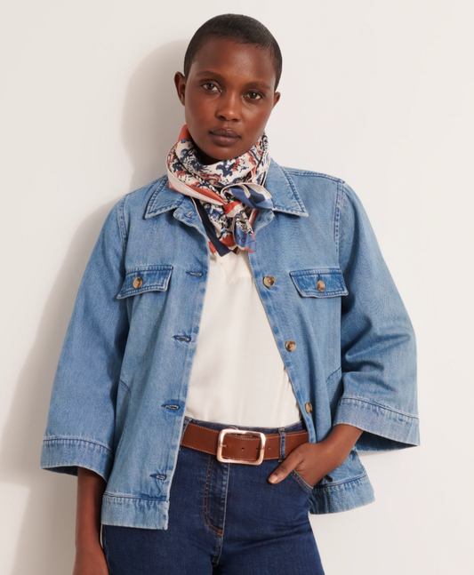 Paisley Hand-Rolled Silk Scarf