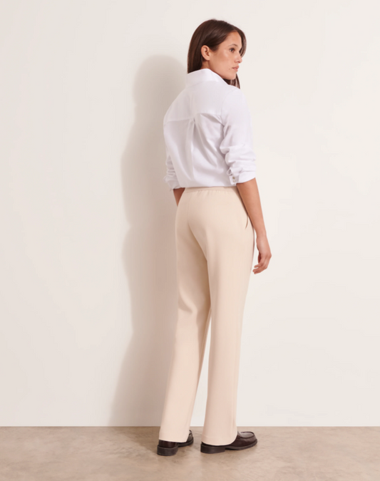 Straight Leg Pique Pants