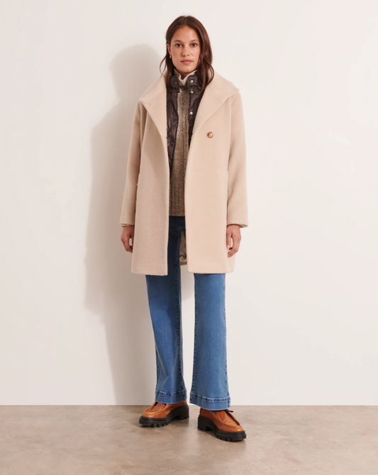 Wool & Alpaca Mid-Length Coat