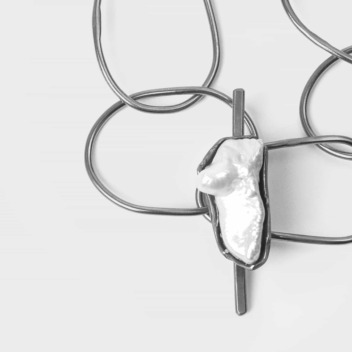 Bubbly Chain Bracelet w. Pearl